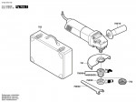 Bosch 0 603 343 703 Pws 10-125 Ce Angle Grinder 230 V / Eu Spare Parts